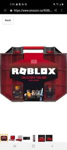 lot 22738 image: Roblox Action Collection - Collectors Tool Box and Carry Case That Holds 32 Figures Includes Exclusive Virtual Item - Amazon Exclusive l