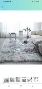lot 22767 image: Fuzzy Abstract Area Rugs for Bedroom Living Room Fluffy Shag Fur Rug for Kids Nursery Dorm Room Cozy Furry Rugs Plush Throw Rug Shaggy Decorative Accent Rug for Indoor Home Floor Carpet