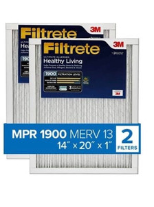 lot 22836 image: Filtrete 14x20x1 AC Furnace Air Filter MPR 1900
