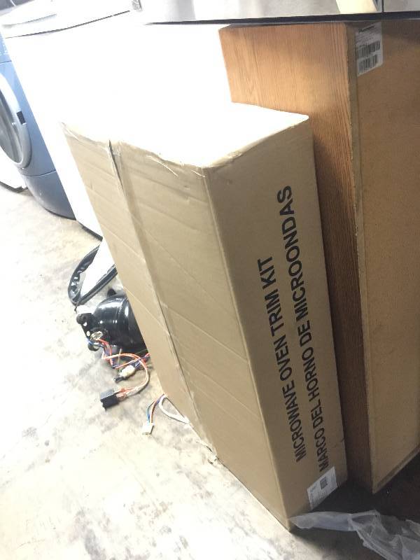 Kenmore 22303 30 Microwave Trim Kit Stainless Steel New In Box 1 6