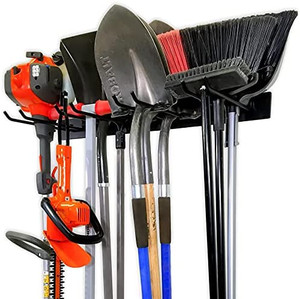 lot 4427 image: StoreYourBoard BLAT Tool Storage Rack, Garage Wall Mount Organizer, Heavy-Duty Solid Steel Max 200 lbs, Holds Garden Tools, Shovels, Rakes, Brooms, Cords, Hoses, Ropes, and More