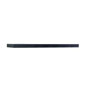 lot 4431 image: InPlace Shelving, Black, 9084674 Slimline Floating Wall Mountable Shelf with Invisible Brackets, 47.24 Inch Wide by 7.75 Deep by 1-Inch High, 47.24 in W x D x 1 in H