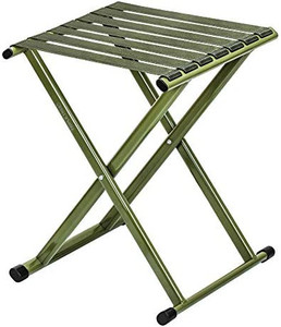 lot 4446 image: TRIPLE TREE Folding Stool 17.8 Height Heavy Duty Camping Stool Outdoor Portable Chair Hold up to 600 lbs for Walking Hiking Fishing