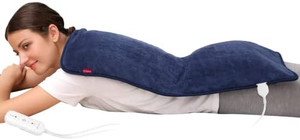 lot 4487 image: 17 x 33 Large Heating Pad, Comfytemp XL Electric Heating Pad for Back Pain Relief, Extra Large Heated Pad with 3 Heat Settings, 2H Auto-Off, Back Heating Pad for Cramps, Neck and Shoulders, Washable