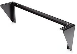 lot 4525 image: StarTech.com 2U Vertical Wall Mount Patch Panel Bracket - Steel Rack Mount Bracket wHardware for 19 Network, Server and Data Equipment (RK219WALLV),Black