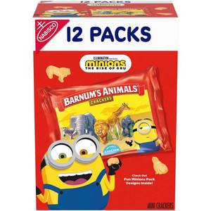 lot 4548 image: NABISCO, BARNUMS ANIMALS CRACKERS,12-1oz Packs