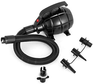 lot 4549 image: VEVOR Air Mat Pump, 4 Nozzles Electric Air Pump,Gymnastic Mat Pump, Air Tumbling Mat Pump, Black