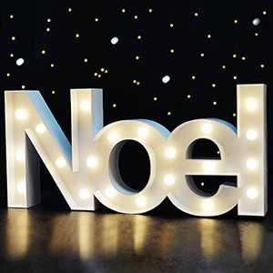 lot 5245 image: Bright Zeal 18 Large NOEL Sign