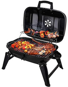 lot 5255 image: CUSIMAX Charcoal BBQ Grill Portable