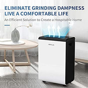 lot 5263 image: AIRPLUS 50 Pints Dehumidifier with Universal Wheels