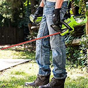 lot 5314 image: Greenworks Ht40b00 24-inch 40v Cordless Hedge Trimmer, Tool Only
