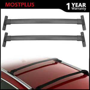 lot 6751 image: Roof Rack Rail Cross Bars For 2015-2018 Nissan Murano Aluminum OE Style Bolt-On