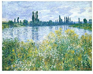 lot 6775 image: DIY Paint by Number Kit for Beginner on Canvas with Acrylic Pigment, Nylon Paintbrush Seine