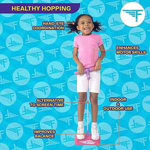 lot 6781 image: Flybar My First Foam Pogo Jumper for Kids Fun and Safe Pogo Stick for Toddlers, Durable Foam and Bungee Jumper for Ages 3 and up, Supports up to 250lbs