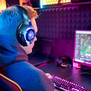 lot 6791 image: Beexcellent GM-1 Gaming Headphone Headset Stereo Volume with Mic for PS4PS4 Slim,PS4 pro,Mobile,Laptop