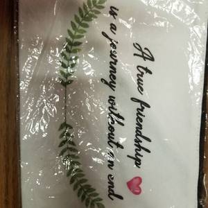 lot 6831 image: A true friendship is a journey without end Zipper pouch for Kids or adults