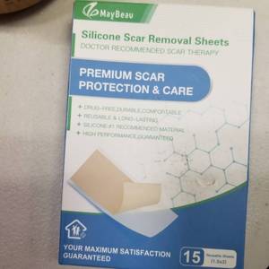 lot 6844 image: silicone scar removal 15pcs csection scars and more 1.5�3 reusable sheets