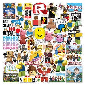 lot 6870 image: Roblox Sticker Pack50pcsSticker Decals Best Gift for kids children Teens Waterproof Online Gaming Stickers pack for Home Decor Phone Hydro Flasks Water Bottle Bicycle Skateboard Laptop pads Luggage