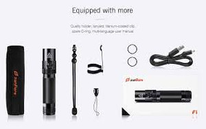 lot 6878 image: Zanflare F1 USB Rechargeable Flashlight Aluminum Waterproof LED Flashlight Torch Light 1240Lm LED Portable Spotlight Hard Light Shipped without a battery
