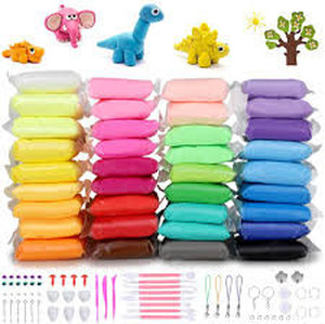 lot 6886 image: Artistic Rabbit 12 Color Magic Clay Varies from stock photo