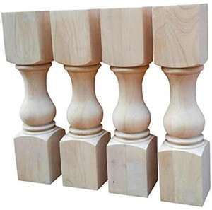 lot 7217 image: 18 Inch Traditional Bench Legs or Coffee Table Legs