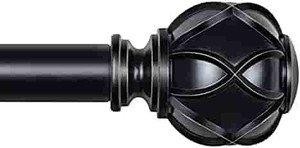 lot 7282 image: KAMANINA 1 Inch Curtain Rod