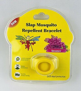 lot 7298 image: Anti Mosquito Cartoon Slap Repellent Bracelet 100% Natural Essence Oil Pack Of 3