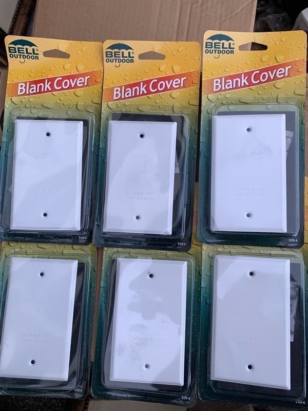 lot 119 image: 6 Bell Outdoor Blank Covers
