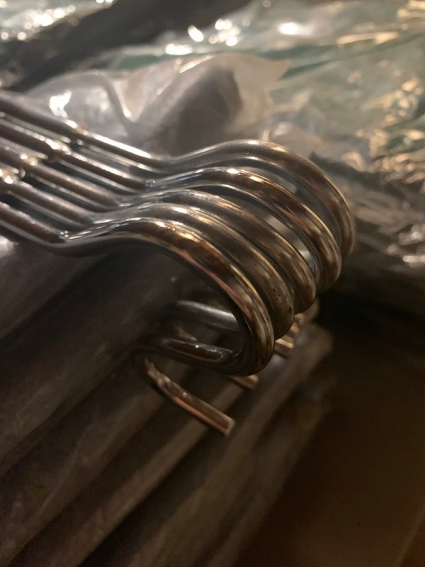 lot 176 image: 5 New Tall Hard to Reach Places Hook Hangers. Great for Clothes and opening Pantry Doors