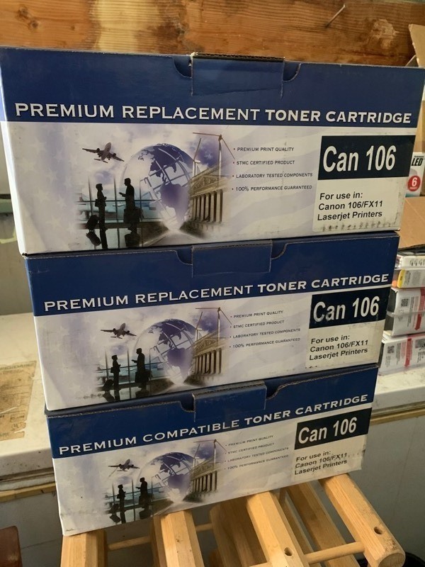 lot 360 image: 3 New Cases of Premium Replacement Toner Cartridges