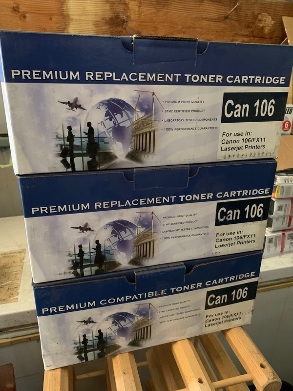 lot 361 image: 3 New Cases of Premium Replacement Toner Cartridges