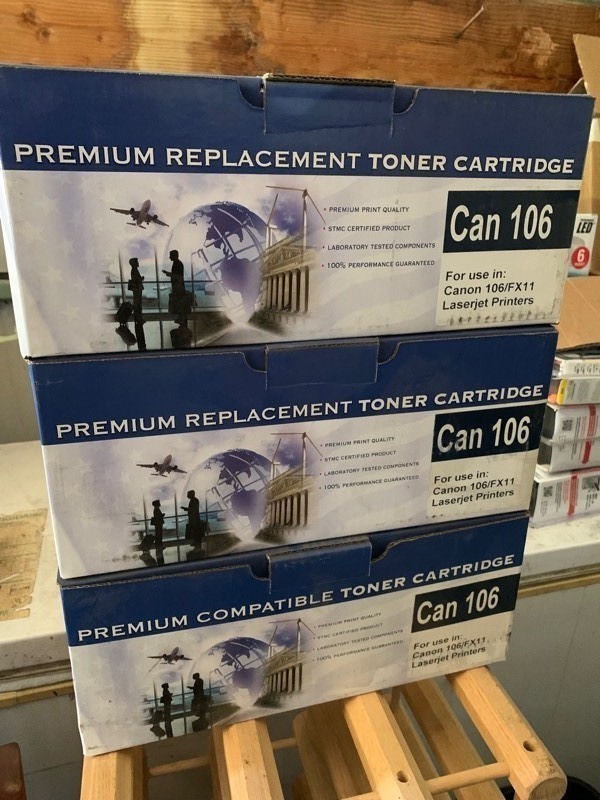 lot 362 image: 3 New Cases of Premium Replacement Toner Cartridges
