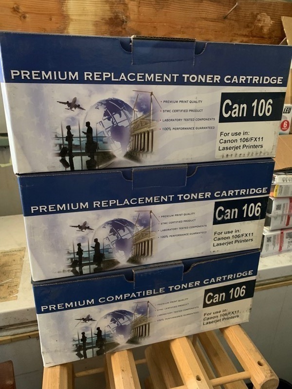 lot 363 image: 3 New Cases of Premium Replacement Toner Cartridges