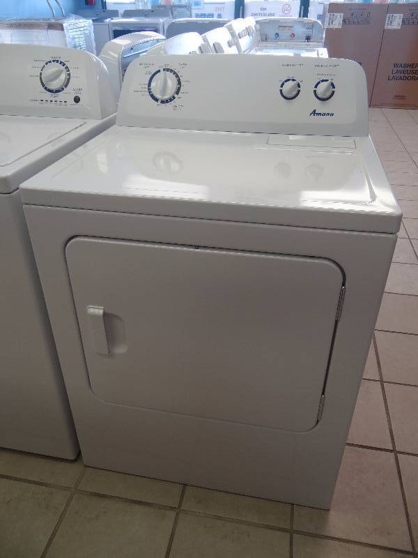 lot 1097 image: Brand New in Box Amana Dryer