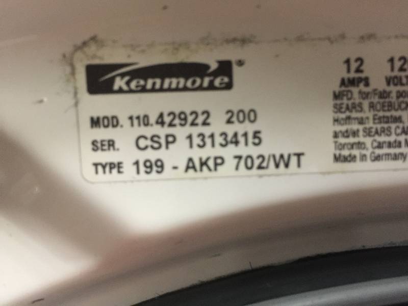 KENMORE ELITE HE3t 4 0 cu ft front load king size capacity plus washing