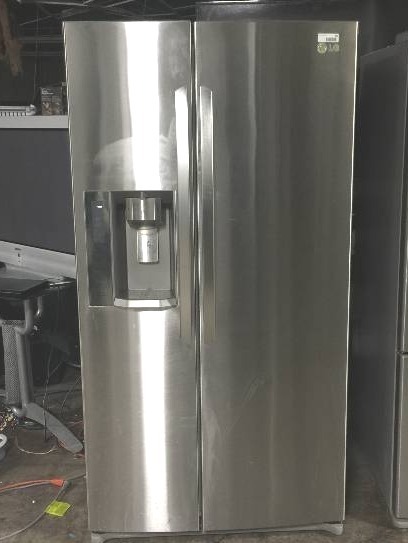 lot 242 image: LG LSC24971ST 23.5 cu. ft. Counter-Depth Side by Side Refrigerator