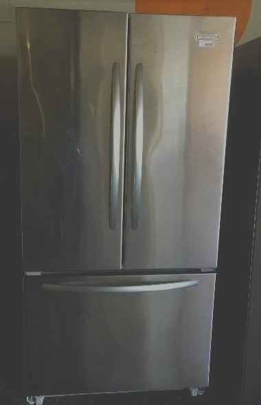 lot 245 image: KitchenAid 21.9 cu. ft. French-Door Refrigerator