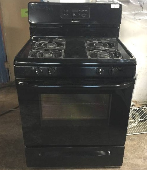 lot 247 image: Frigidaire Model 30 in. 5.0 cu. ft. Gas Range with Self-Cleaning Oven in Black