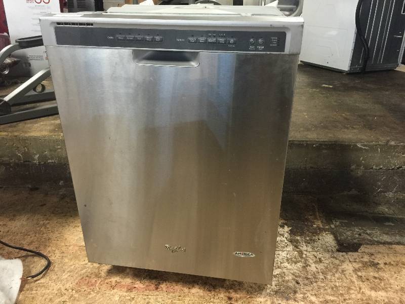 lot 9325 image: Whirlpool Stainless Built-In Dishwasher - WDF530PAYM