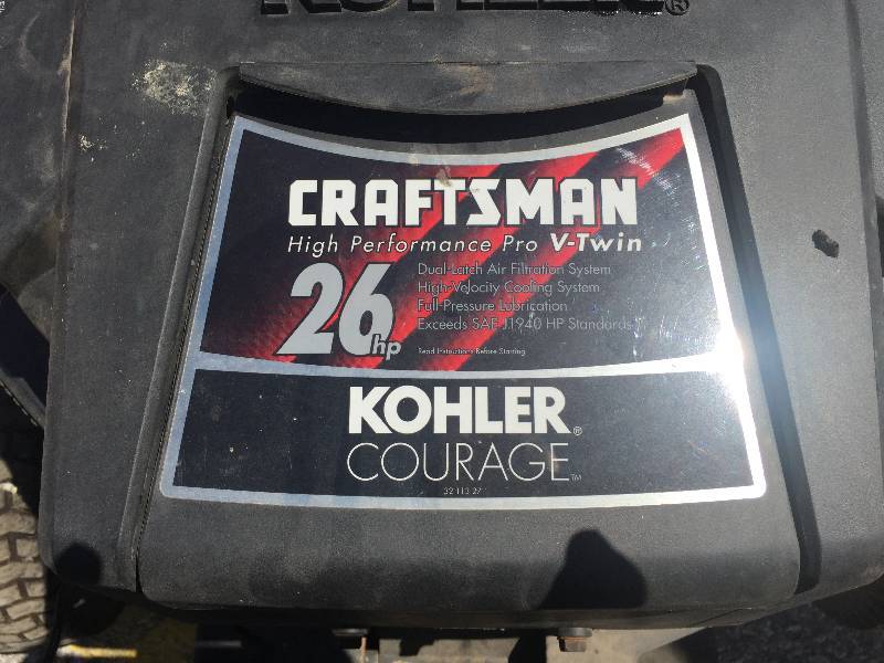 Craftsman dys 4500 discount 26 hp manual