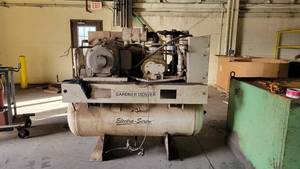 lot 8599 image: Garner-Denver-Electra-Screw Compressor (MODEL# EBERGH)