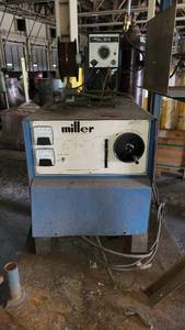 lot 8605 image: Miller Constant Potential DC Welding Machine (#CP-250TS) W Miller Matic Wire Feeder (#10-E)