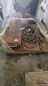 lot 8624 image: SPX Power Team Jack, Assorted Hosing, Gauges and More
