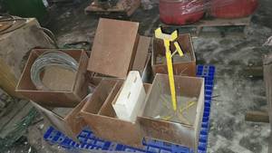 lot 8643 image: (7) Heavy Duty Steel Storage Boxes&nbsp
