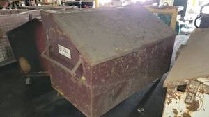 lot 8660 image: Heavy Duty Lico Steel Job Box&nbsp