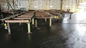 lot 8693 image: Steel Transfer Modular Conveyor System&nbsp