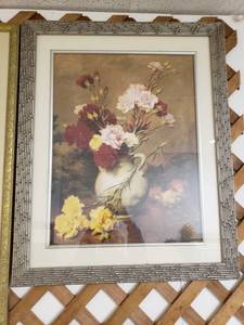 lot 58044 image: Vase with Flowers Picture