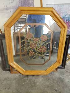 lot 58051 image: Octagon Decorative Mirror