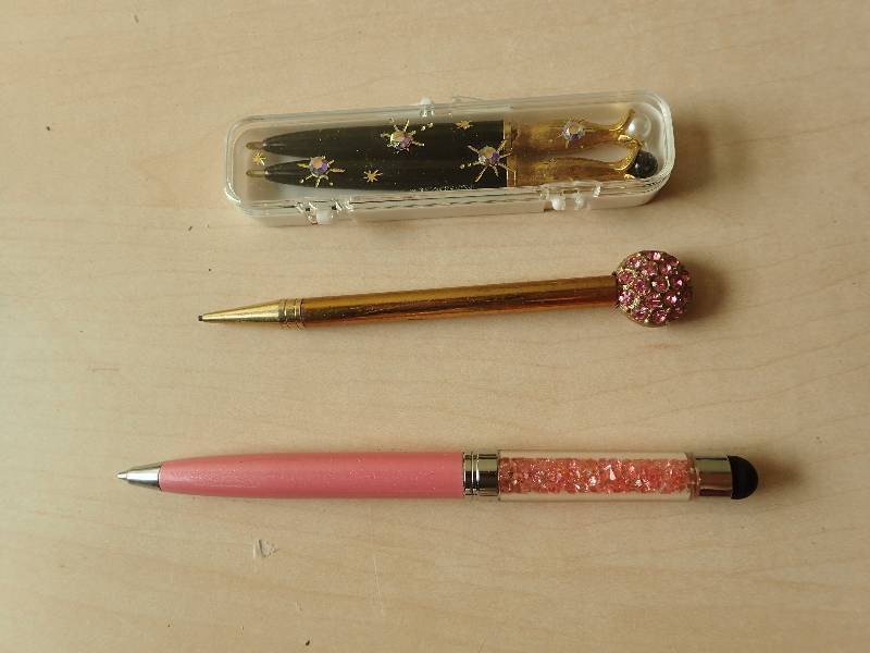 lot 6209 image: (3) of Collectible Decorative Writing Pens