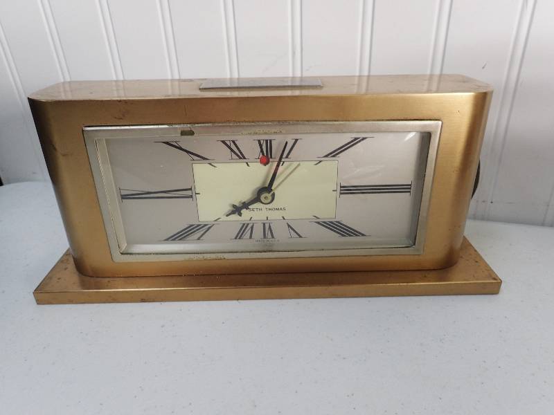 lot 6239 image: Seth Thomas Table top clock - tested and working